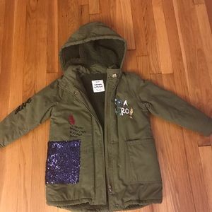 Zara girl coat.